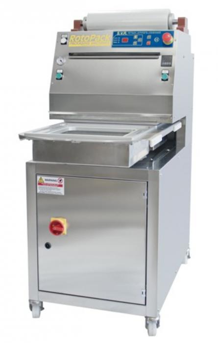 SVR TURN Rotary MAP - Semi-Automatic Vacuum Tray Sealer 